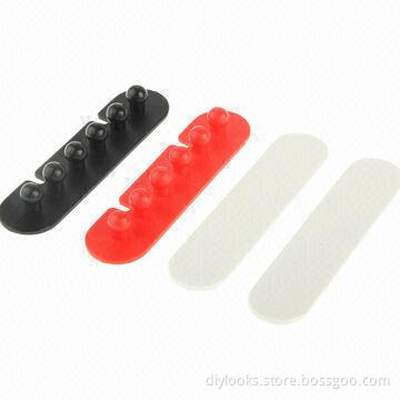Practical CC-595 Plastic Wire Cable Adhesive Plug Holders, Pair, OEM Orders Welcomed